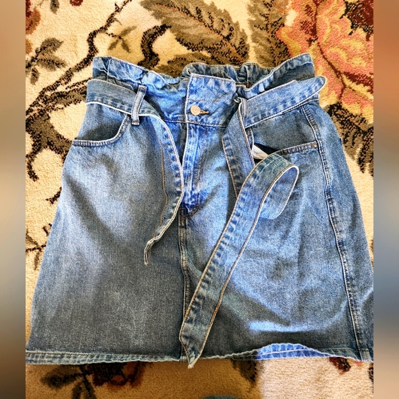 Denim Blue Skirt - Picture 1 of 7